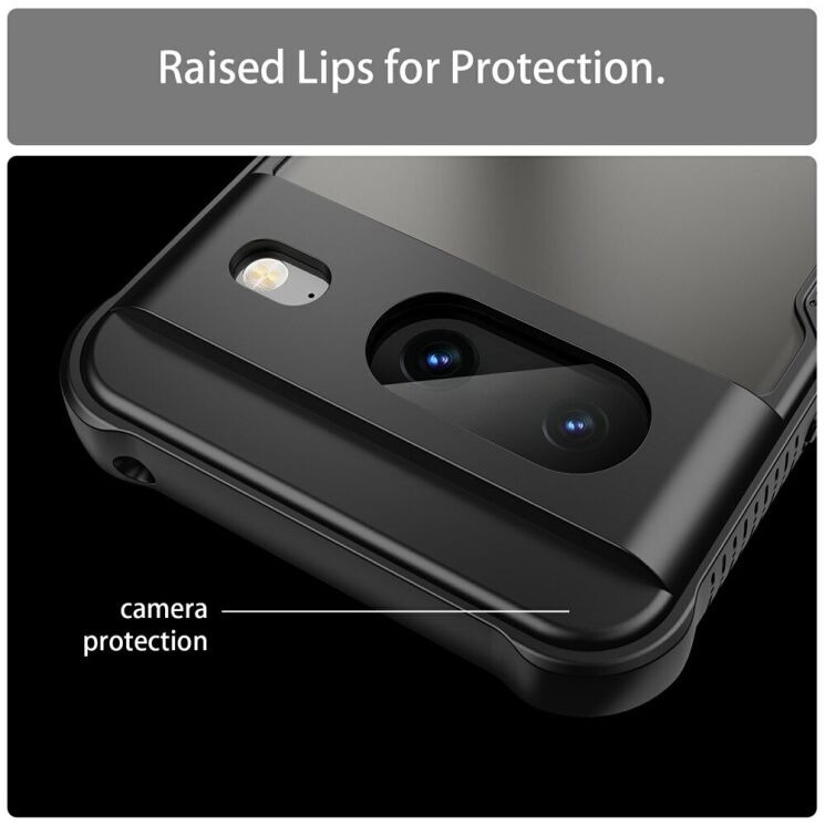 Защитный чехол UniCase Falcon Frame для Google Pixel 8 - Black: фото 6 из 10