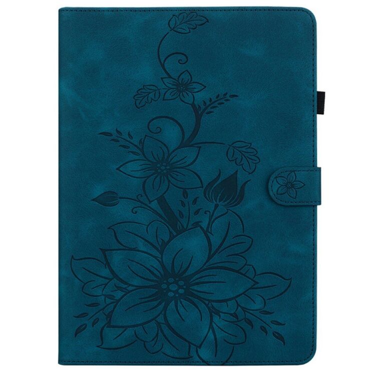 Защитный чехол UniCase Flower для TECNO Megapad 11 - Blue: фото 5 из 7