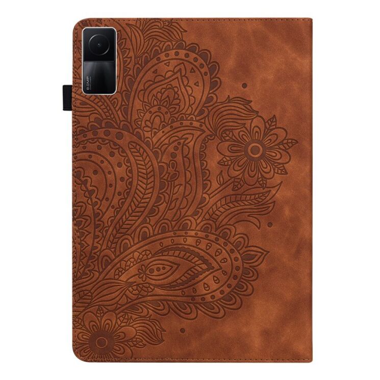 Защитный чехол UniCase Flower для Xiaomi Redmi Pad - Brown: фото 4 из 10