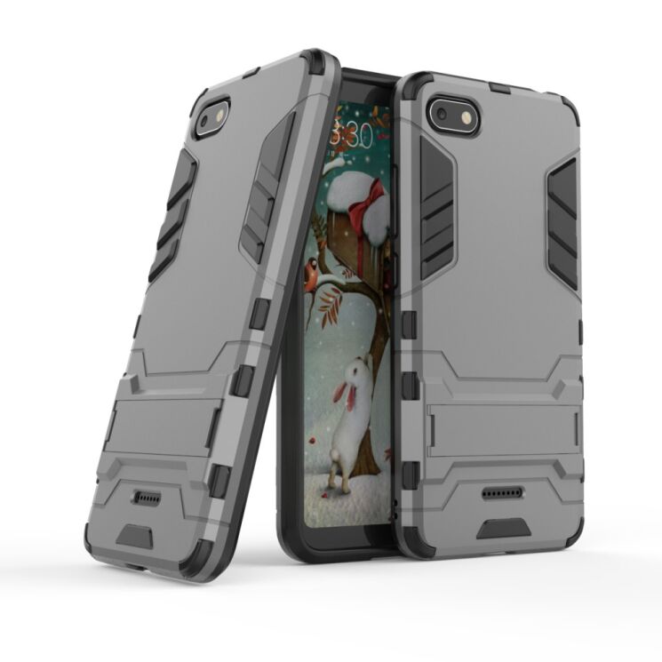 Захисний чохол UniCase Hybrid для Xiaomi Redmi 6A - Grey: фото 1 з 7