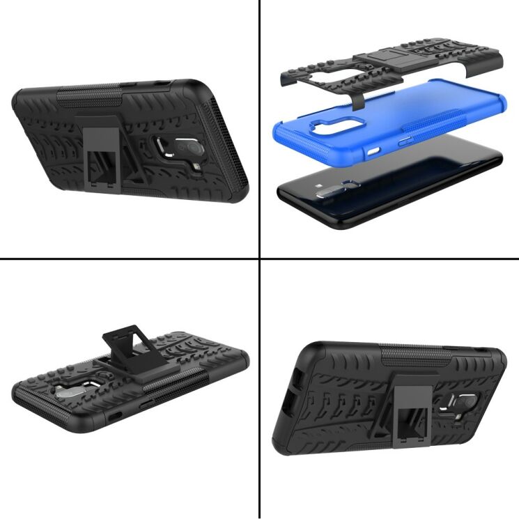 Протиударний чохол UniCase Hybrid X для Samsung Galaxy J8 2018 (J810) - Blue: фото 6 з 6