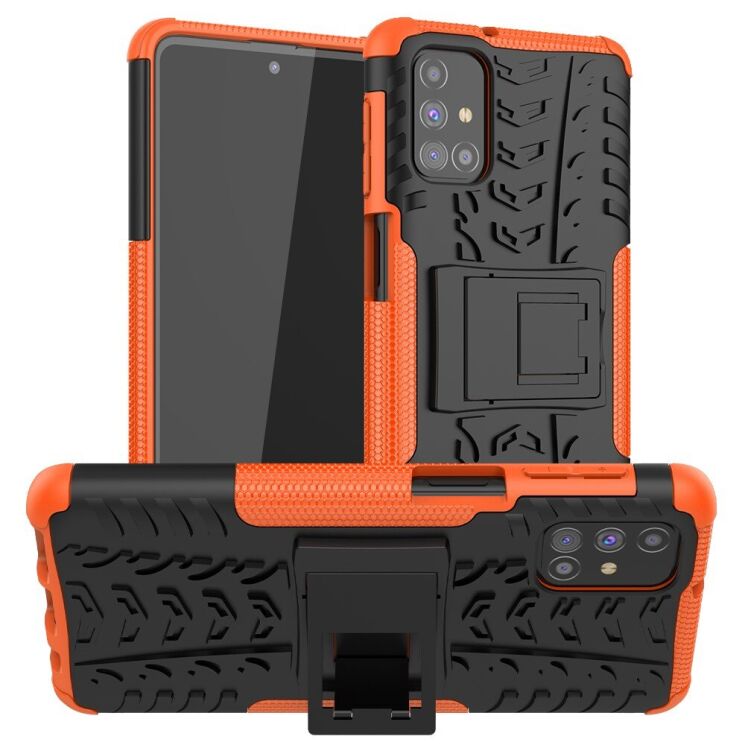 Захисний чохол UniCase Hybrid X для Samsung Galaxy M31s (M317) - Orange: фото 1 з 10
