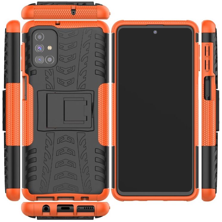 Захисний чохол UniCase Hybrid X для Samsung Galaxy M31s (M317) - Orange: фото 9 з 10