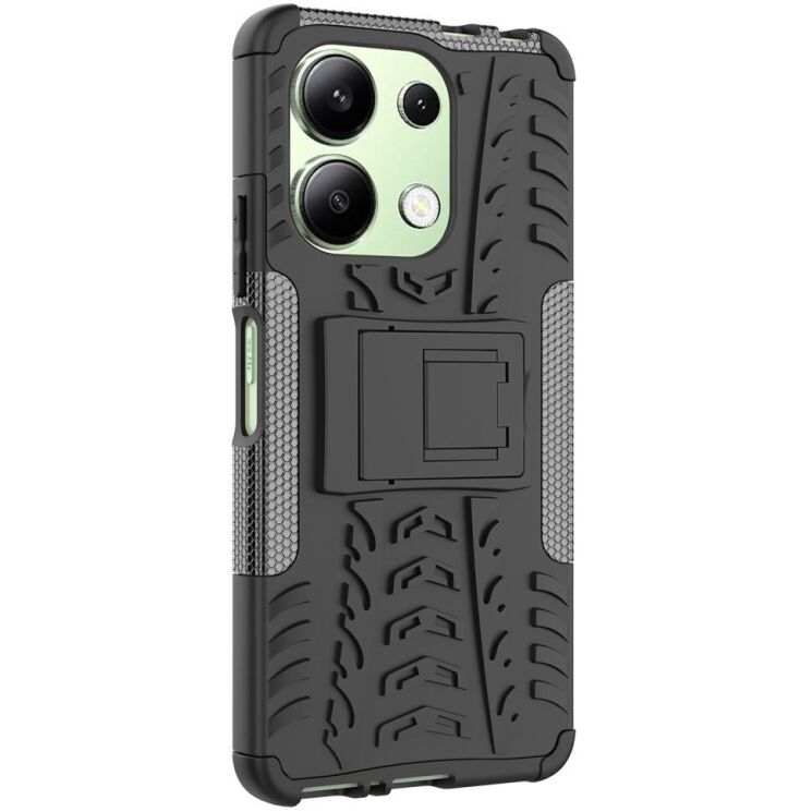 Защитный чехол UniCase Hybrid X для Xiaomi Redmi Note 13 - Black: фото 5 из 16