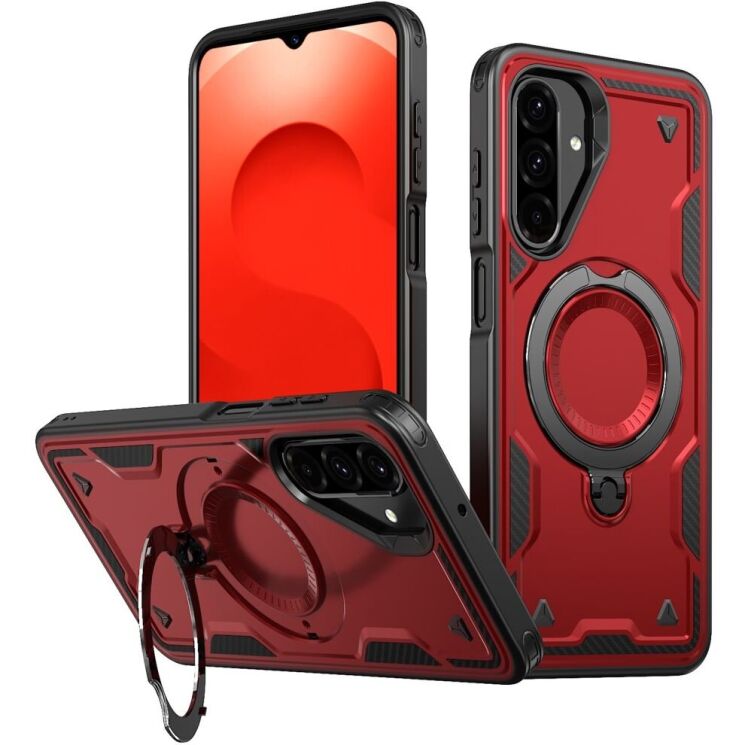 Защитный чехол UniCase Lander Armor для Samsung Galaxy A26 (A266) - Red: фото 1 из 6