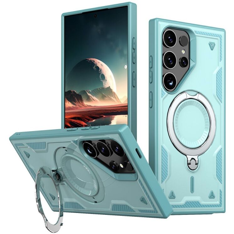 Захисний чохол UniCase Lander Armor для Samsung Galaxy S25 Ultra (S938) - Baby Blue: фото 1 з 6