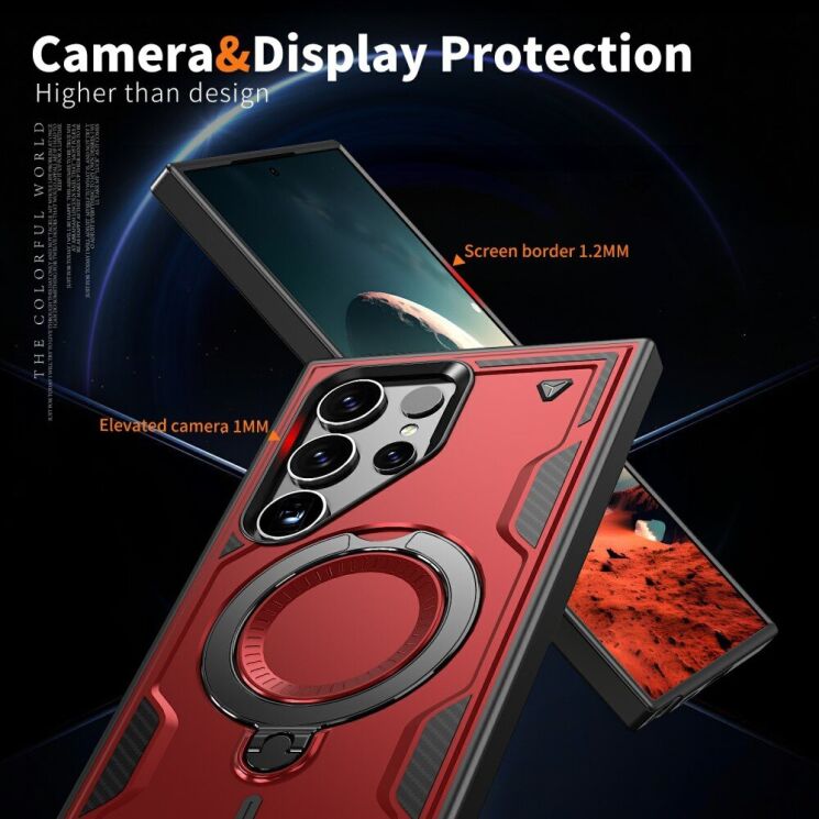 Захисний чохол UniCase Lander Armor для Samsung Galaxy S25 Ultra (S938) - Baby Blue: фото 5 з 6