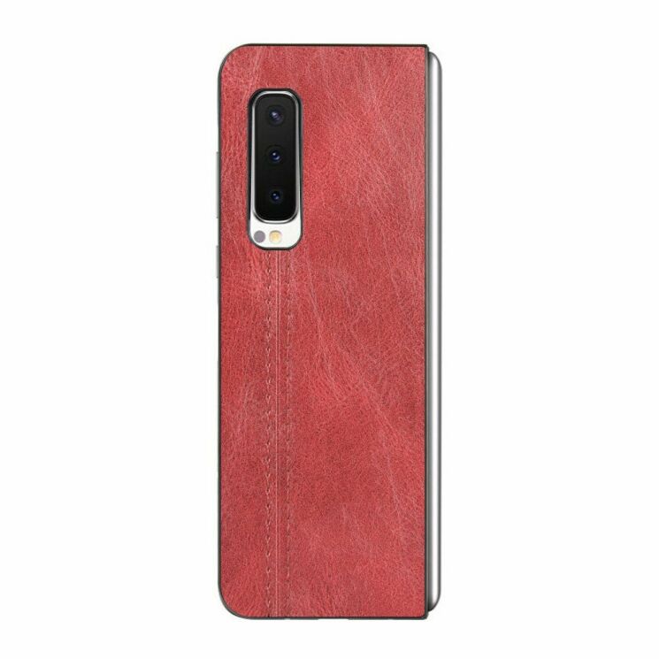 Защитный чехол UniCase Leather Series для Samsung Galaxy Fold - Red: фото 3 из 5