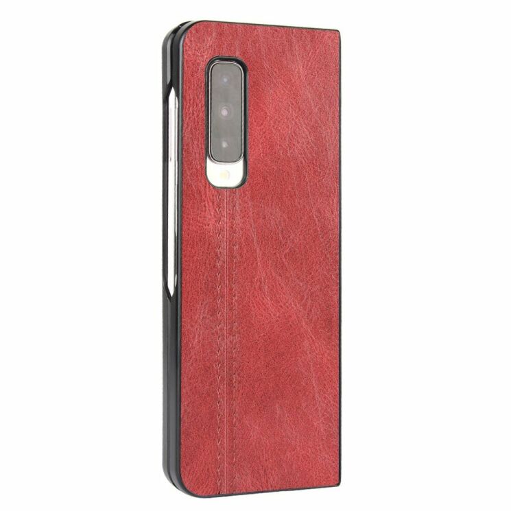 Защитный чехол UniCase Leather Series для Samsung Galaxy Fold - Red: фото 4 из 5