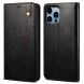 Защитный чехол UniCase Leather Wallet для Apple iPhone 14 Pro Max - Black (301268B). Фото 1 из 9