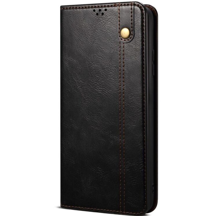 Захисний чохол UniCase Leather Wallet для Apple iPhone 16e - Black: фото 6 з 7