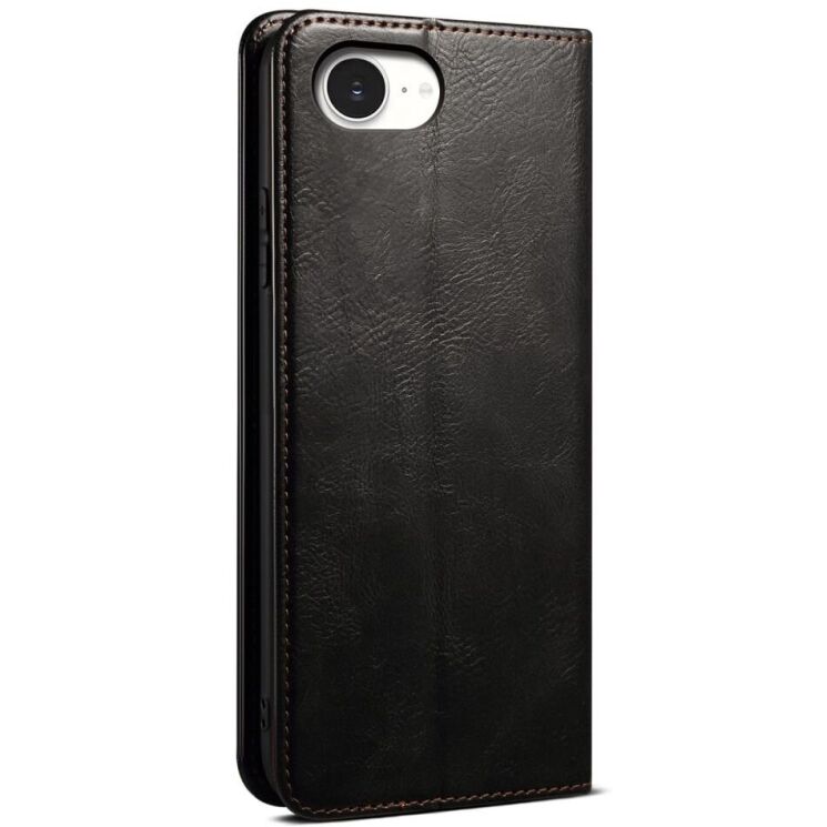 Захисний чохол UniCase Leather Wallet для Apple iPhone 16e - Black: фото 7 з 7