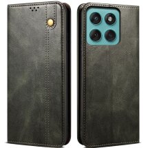 Защитный чехол UniCase Leather Wallet для Motorola Edge 60 / Edge 60 Fusion - Green: фото 1 из 7
