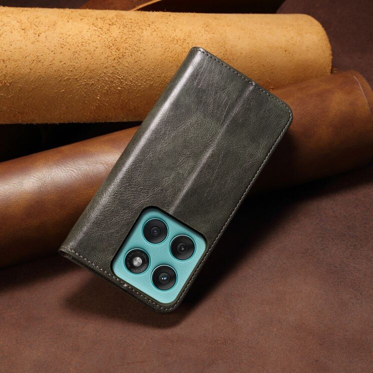 Защитный чехол UniCase Leather Wallet для Motorola Edge 60 / Edge 60 Fusion - Green: фото 7 из 7