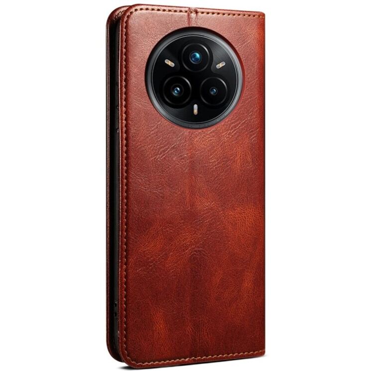 Защитный чехол UniCase Leather Wallet для Realme 14 Pro Plus - Brown: фото 7 из 7