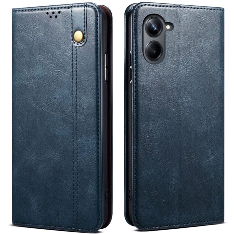 Защитный чехол UniCase Leather Wallet для Samsung Galaxy A06 (A065) - Blue: фото 1 из 7