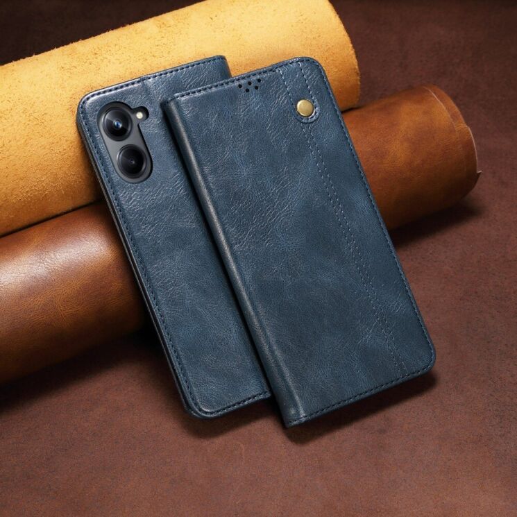 Защитный чехол UniCase Leather Wallet для Samsung Galaxy A06 (A065) - Blue: фото 7 из 7