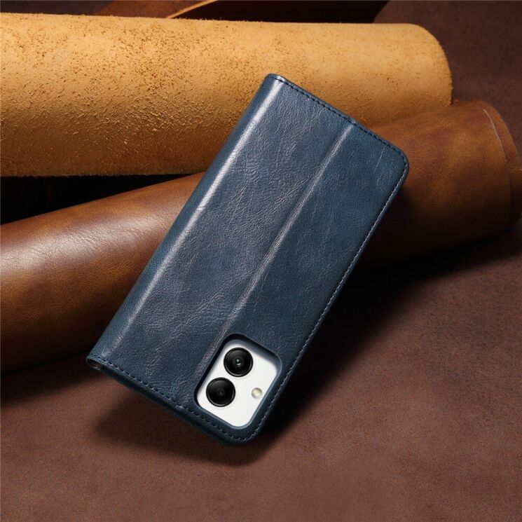 Защитный чехол UniCase Leather Wallet для Samsung Galaxy A07 (A075) - Blue: фото 7 из 7