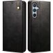 Защитный чехол UniCase Leather Wallet для Samsung Galaxy A36 (A366) - Black (372003B). Фото 1 из 7