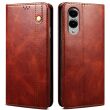Защитный чехол UniCase Leather Wallet для Samsung Galaxy S25 Edge (S937) - Brown (377505Z)