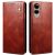 Защитный чехол UniCase Leather Wallet для Samsung Galaxy S25 Edge (S937) - Brown: фото 1 из 7