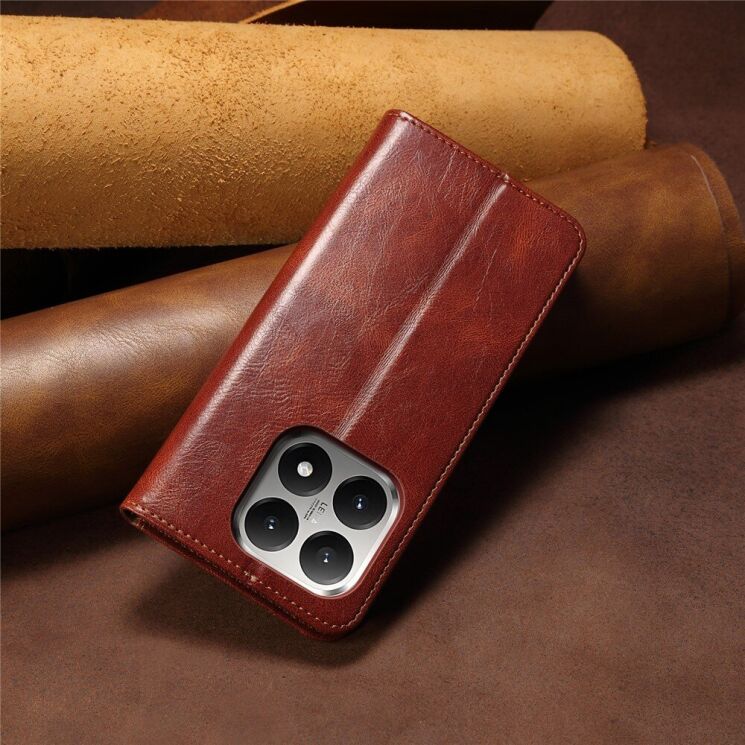 Чехол-книжка с кармашками UniCase Leather Wallet для Xiaomi 15T - Brown (391042Z) Чехол-книжка с кармашками UniCase Leather Wallet для Xiaomi 15T - Brown: фото 8 из 8