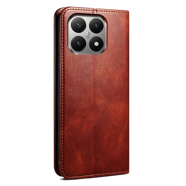 Чехол-книжка с кармашками UniCase Leather Wallet для Xiaomi 15T - Brown (391042Z) Чехол-книжка с кармашками UniCase Leather Wallet для Xiaomi 15T - Brown: фото 6 из 8