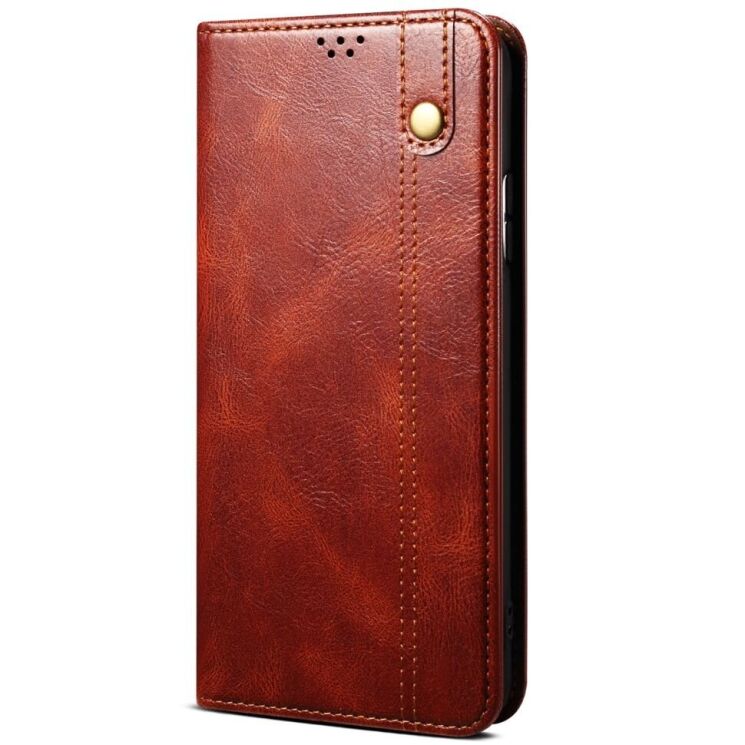 Защитный чехол UniCase Leather Wallet для Xiaomi Redmi 13 - Brown: фото 4 из 6