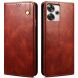 Защитный чехол UniCase Leather Wallet для Xiaomi Redmi 13 - Brown (356431Z). Фото 1 из 6