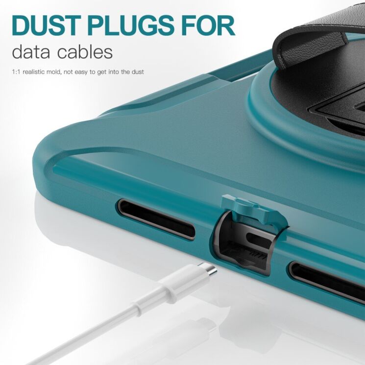 Захисний чохол UniCase Rugged-X для Apple iPad mini 6 / 7 (2021/2024) - Emerald Green: фото 12 з 12