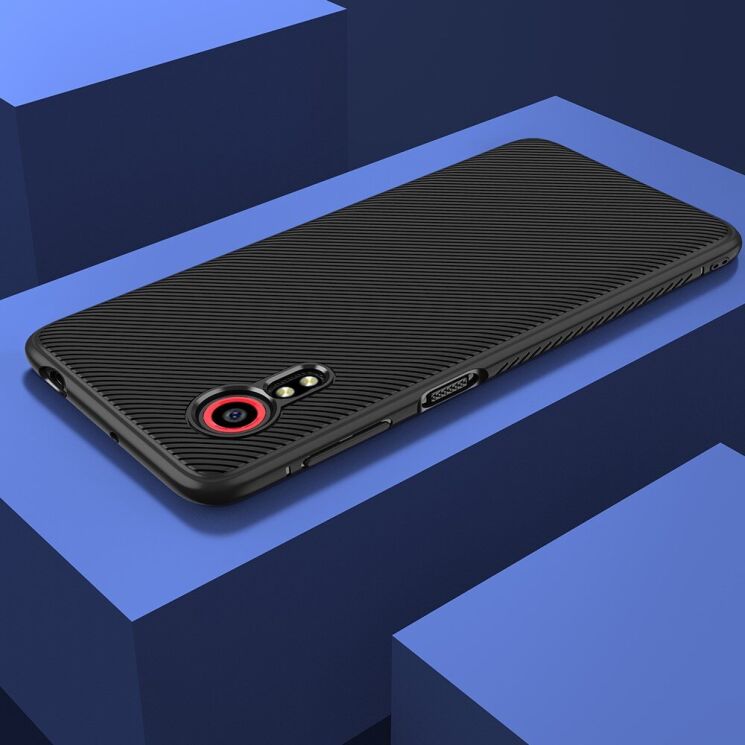 Захисний чохол UniCase Twill Soft для Samsung Galaxy Xcover 5 (G525) - Black: фото 3 з 8