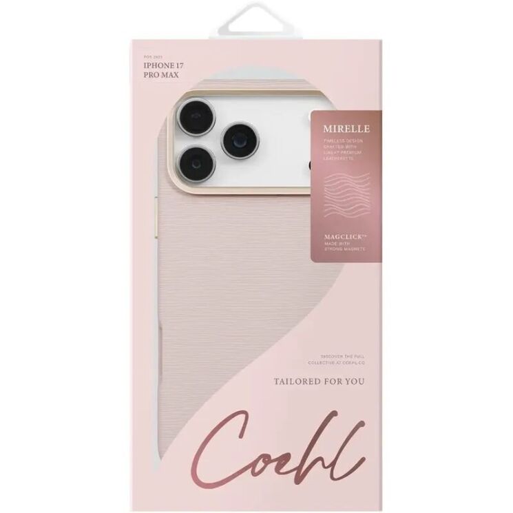 Защитный чехол UNIQ Coehl Mirelle Magnetic для iPhone 17 Pro Max (UNIQ- IP6.9P(2025)-MIRMSPNK) - Pink: фото 2 из 8