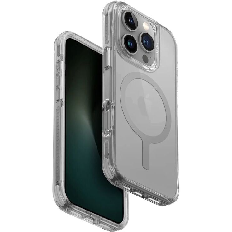 Захисний чохол UNIQ Combat для Apple iPhone 16 Pro - Stone Grey: фото 1 з 7