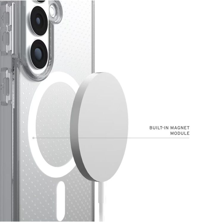 Захисний чохол URBAN ARMOR GEAR Dot Magsafe для Samsung Galaxy S26 (S942) - Ice / Ash: фото 13 з 17