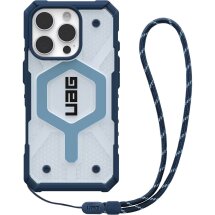 Захисний чохол URBAN ARMOR GEAR Pathfinder Clear MagSafe для iPhone 16 Pro (1144641BV03) - Blue: фото 1 з 5