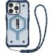 Захисний чохол URBAN ARMOR GEAR Pathfinder Clear MagSafe для iPhone 16 Pro (1144641BV03) - Blue (380070L). Фото 1 з 5