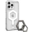 Защитный чехол URBAN ARMOR GEAR Plyo MagSafe + Magnetic Ring для Apple iPhone 16 Pro Max (1144811BV01) - Ice White / Titanium (379955I)