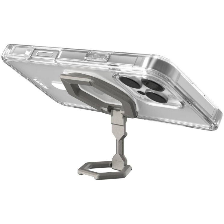 Защитный чехол URBAN ARMOR GEAR Plyo MagSafe + Magnetic Ring для Apple iPhone 16 Pro Max (1144811BV01) - Ice White / Titanium: фото 2 из 8