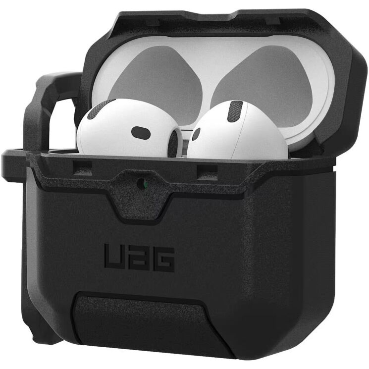 Захисний чохол URBAN ARMOR GEAR Scout (FH) для Apple AirPods 4 (104130114040) - Black: фото 2 з 9