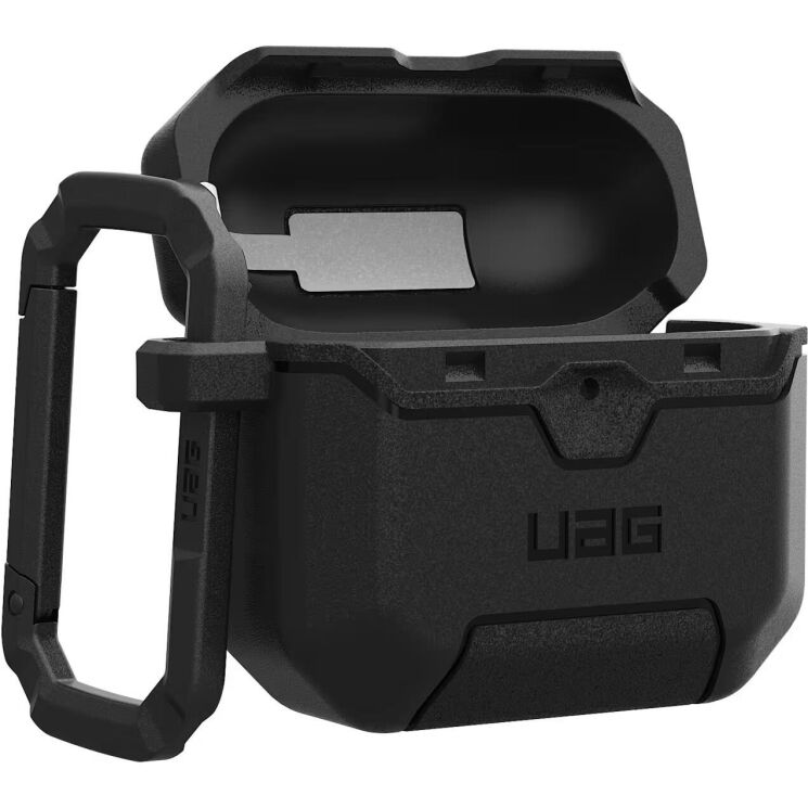 Захисний чохол URBAN ARMOR GEAR Scout (FH) для Apple AirPods 4 (104130114040) - Black: фото 8 з 9