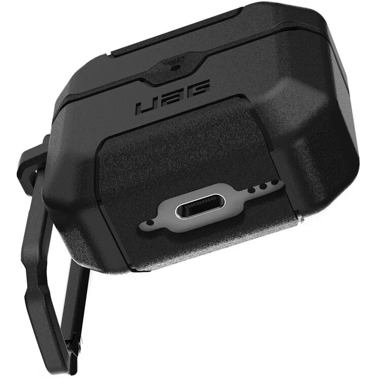 Захисний чохол URBAN ARMOR GEAR Scout (FH) для Apple AirPods 4 (104130114040) - Black: фото 7 з 9