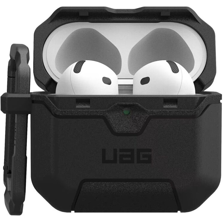 Захисний чохол URBAN ARMOR GEAR Scout (FH) для Apple AirPods 4 (104130114040) - Black: фото 3 з 9