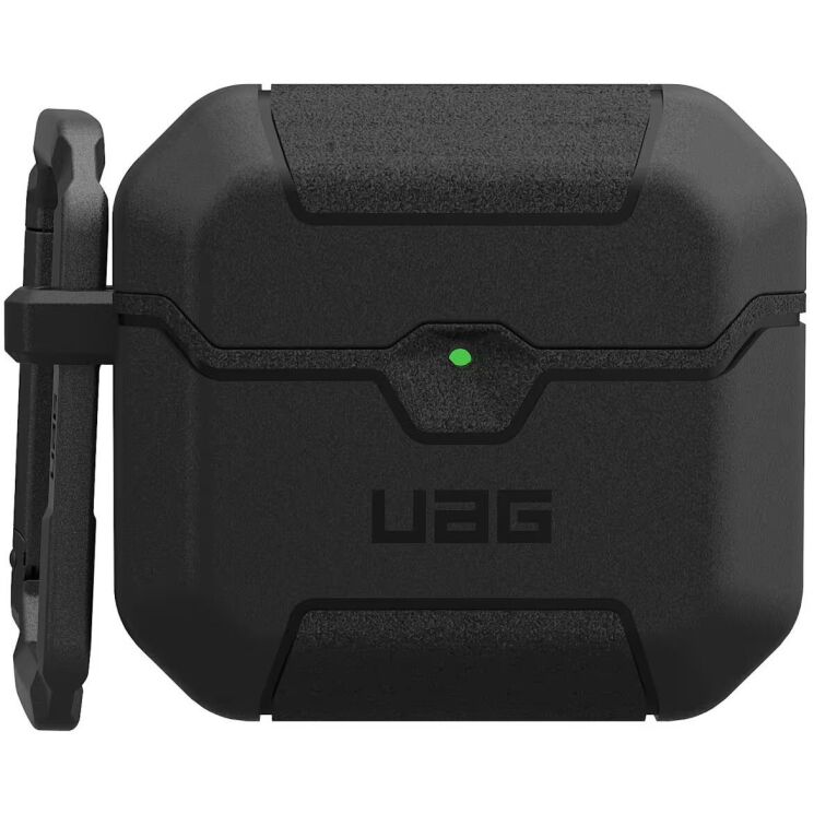 Захисний чохол URBAN ARMOR GEAR Scout (FH) для Apple AirPods 4 (104130114040) - Black: фото 6 з 9