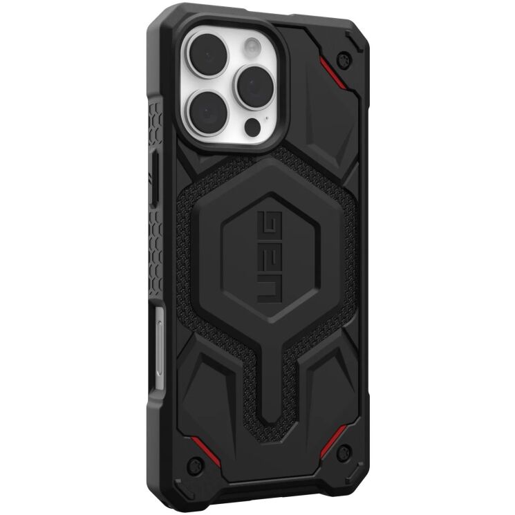Защитный чехол URBAN ARMOR GEAR (UAG) Monarch Pro Kevlar Series для Apple iPhone 16 Pro Max - Kevlar Black: фото 3 из 13