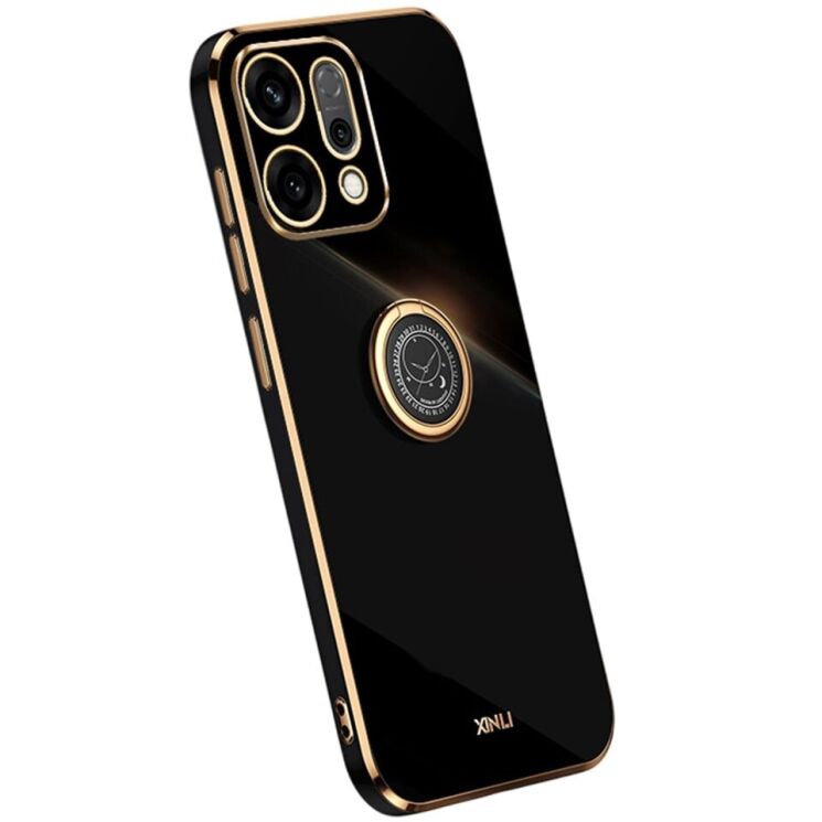 Захисний чохол XINLI Porcelain Magnetic для OPPO Reno 14 5G - Black: фото 1 з 8