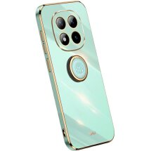 Защитный чехол XINLI Porcelain Magnetic для Xiaomi Redmi Note 15 Pro Plus / Poco M8 Pro 5G - Cyan: фото 1 из 5
