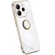 Защитный чехол XINLI Porcelain Ring для Xiaomi Redmi Note 14 5G - White (379400W). Фото 1 из 6