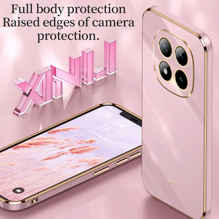 Защитный чехол XINLI Porcelain Ring для Xiaomi Redmi Note 15 Pro - Cyan: фото 4 из 7