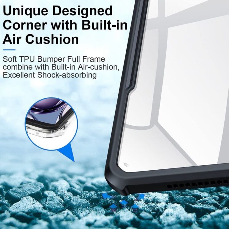 Захисний чохол XUNDD Beetle Series для Apple iPad mini 6 / 7 (2021/2024) - Black: фото 4 з 8