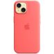 Оригинальный чехол Silicone Case with MagSafe для Apple iPhone 15 (MT0V3) - Guava (339991G). Фото 3 из 6